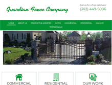 Tablet Screenshot of guardian-fence.com
